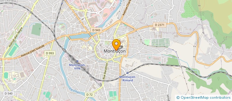 localisation de l'entreprise MONSIEUR DENIS COTTIER à MONTLUCON