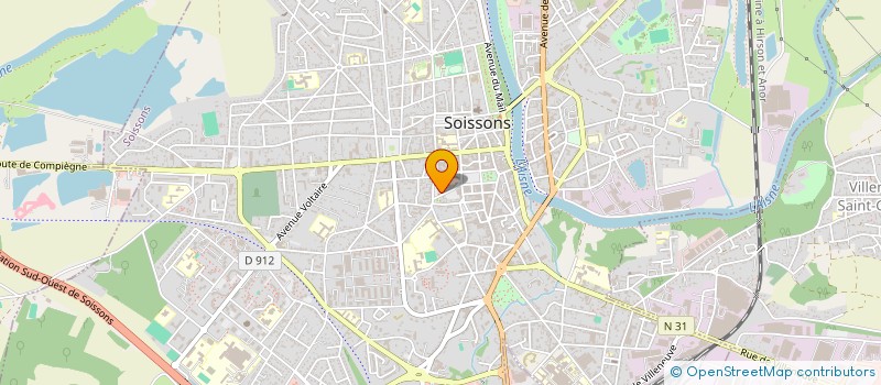 localisation de l'entreprise MONSIEUR DENIS COUPEZ à SOISSONS