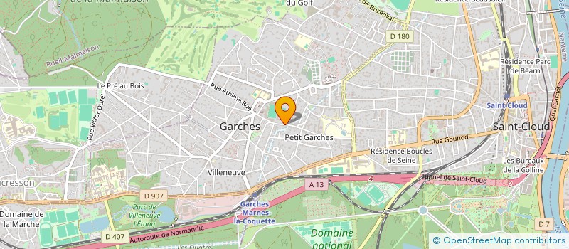 localisation de l'entreprise MONSIEUR DENIS COURCOL à GARCHES