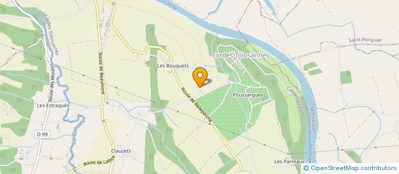 localisation de l'entreprise MONSIEUR DENIS COURRIERE  CORDES-TOLOSANNES