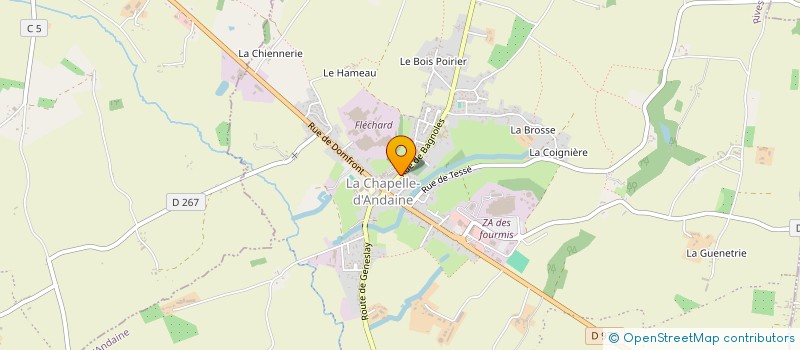 localisation de l'entreprise MONSIEUR DENIS COURTEILLE à RIVES D'ANDAINE