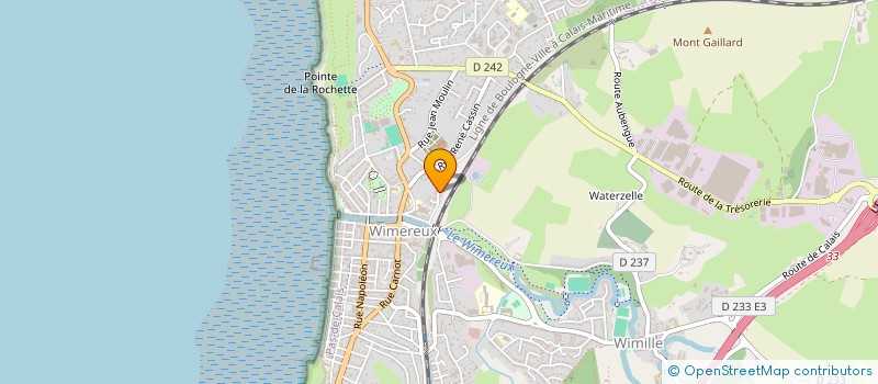 localisation de l'entreprise MONSIEUR DENIS COUSIN  WIMEREUX