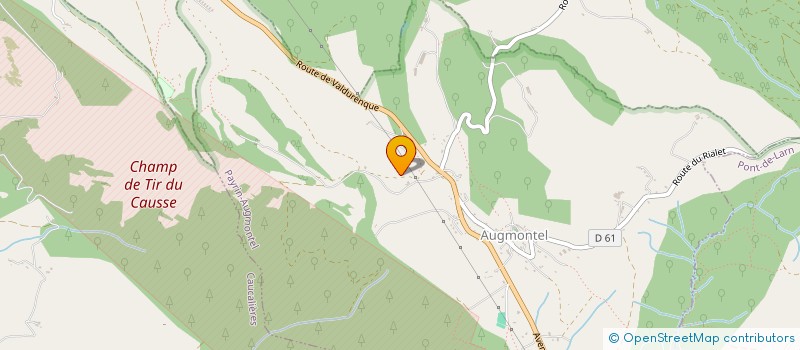 localisation de l'entreprise MONSIEUR DENIS COUSINIE  PAYRIN-AUGMONTEL