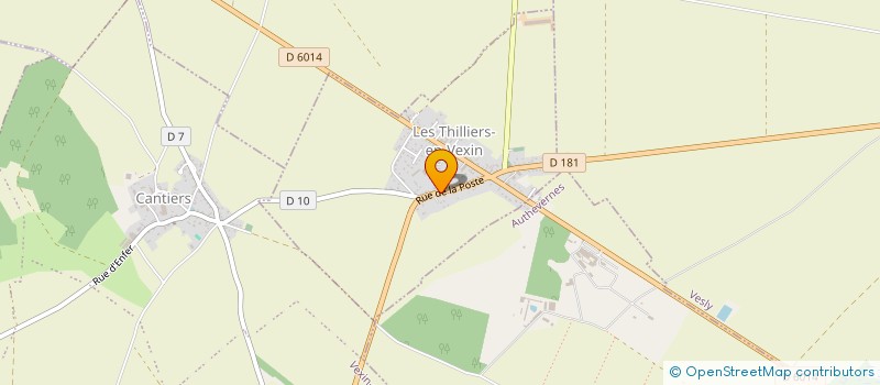 localisation de l'entreprise MONSIEUR DENIS COUTELLE  LES THILLIERS-EN-VEXIN