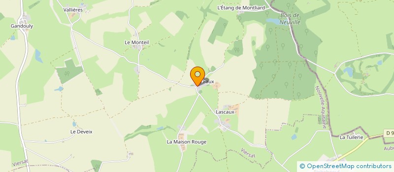 localisation de l'entreprise MONSIEUR DENIS COUTURIER à LEPAUD