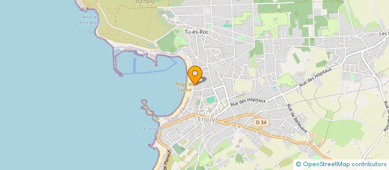 localisation de l'entreprise MONSIEUR DENIS CREN  ERQUY