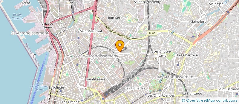 localisation de l'entreprise MONSIEUR DENIS-CRISTIAN MAIERAN  MARSEILLE