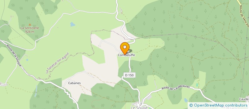 localisation de l'entreprise MONSIEUR DENIS CROS à LE SOULIE