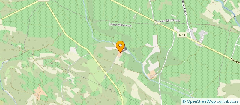 localisation de l'entreprise MONSIEUR DENIS CROS-MAYREVIEILLE  LAURE-MINERVOIS