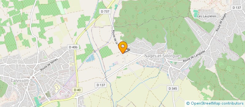 localisation de l'entreprise MONSIEUR DENIS CROUZET  NAGES-ET-SOLORGUES