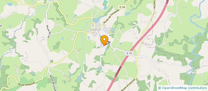 localisation de l'entreprise MONSIEUR DENIS CUEILLE  LAGRAULIERE