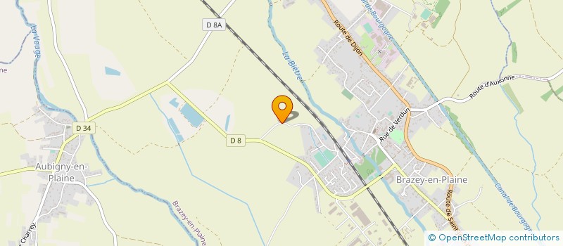 localisation de l'entreprise MONSIEUR DENIS CURE  BRAZEY-EN-PLAINE