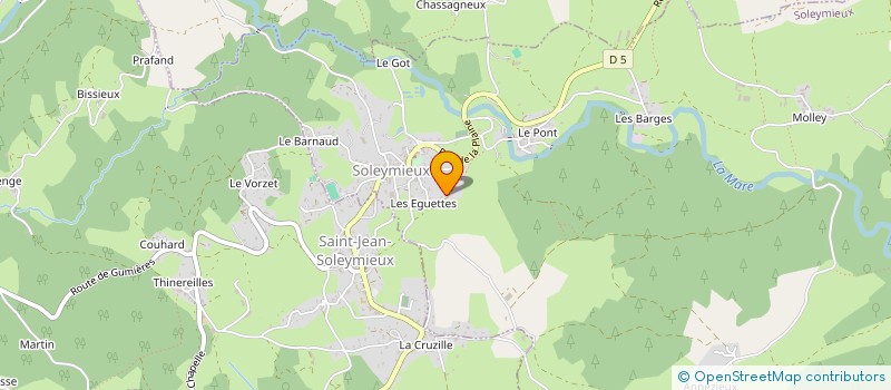 localisation de l'entreprise MONSIEUR DENIS D'ANGELO  SOLEYMIEUX