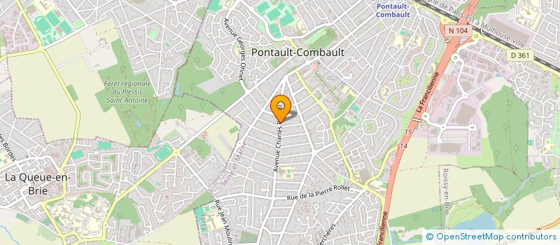 localisation de l'entreprise MONSIEUR DENIS DA ROCHA RODRIGUES à PONTAULT-COMBAULT