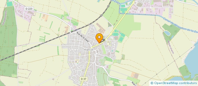 localisation de l'entreprise MONSIEUR DENIS DAEFFLER  HRDT