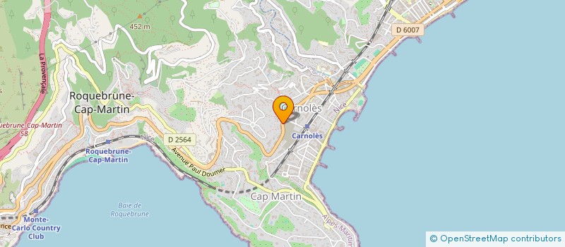 localisation de l'entreprise MONSIEUR DENIS DAGNES à ROQUEBRUNE-CAP-MARTIN