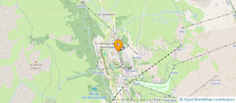 localisation de l'entreprise MONSIEUR DENIS DAGUET  LES BELLEVILLE