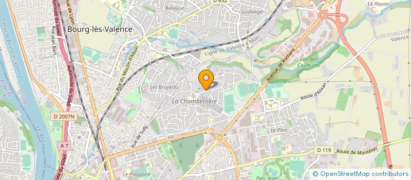 localisation de l'entreprise MONSIEUR DENIS DAMOUR à VALENCE