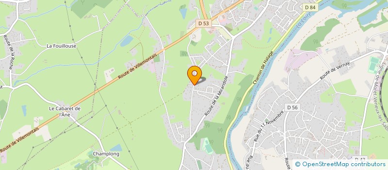 localisation de l'entreprise MONSIEUR DENIS DANIERE  MABLY