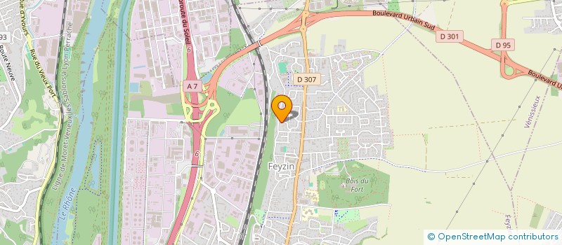 localisation de l'entreprise MONSIEUR DENIS DANON  FEYZIN