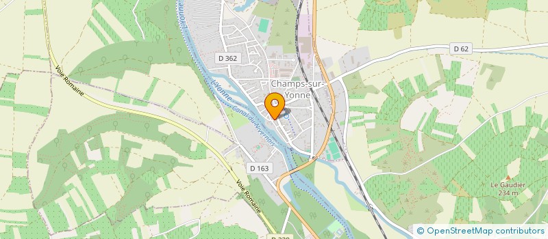 localisation de l'entreprise MONSIEUR DENIS DANREE  VINCELOTTES