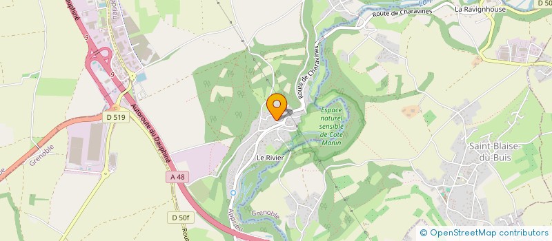 localisation de l'entreprise MONSIEUR DENIS DAPSENCE  APPRIEU