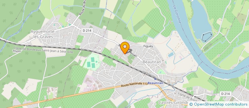 localisation de l'entreprise MONSIEUR DENIS DARIO  BEAUTIRAN