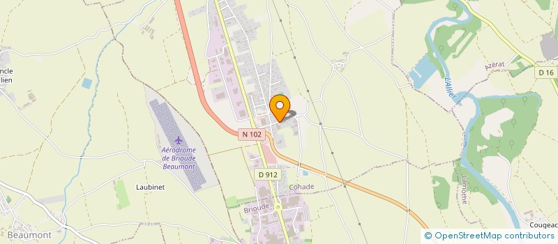 localisation de l'entreprise MONSIEUR DENIS DARLE à SAINT-BEAUZIRE