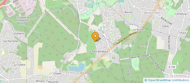 localisation de l'entreprise MONSIEUR DENIS DARRIET  CANEJAN