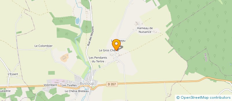 localisation de l'entreprise MONSIEUR DENIS DAULARD  BUSLOUP