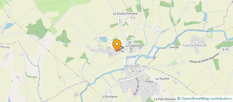 localisation de l'entreprise MONSIEUR DENIS DAVIET  MOUTIERS-SUR-LE-LAY