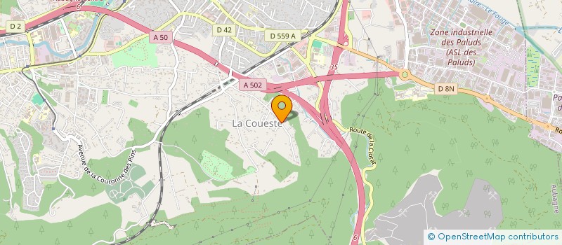 localisation de l'entreprise MONSIEUR DENIS DE GRACIA à AUBAGNE