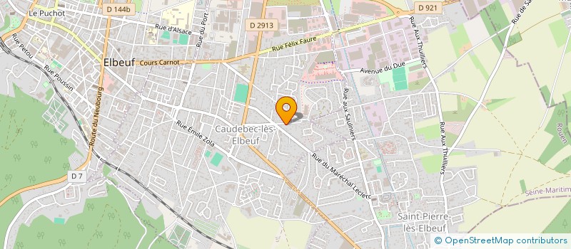 localisation de l'entreprise MONSIEUR DENIS DE MEYER  CAUDEBEC-LES-ELBEUF