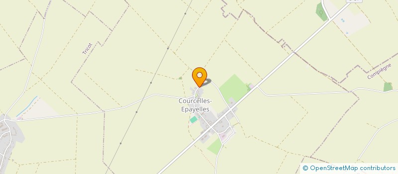 localisation de l'entreprise MONSIEUR DENIS DE SAINT LOUP  COURCELLES-EPAYELLES