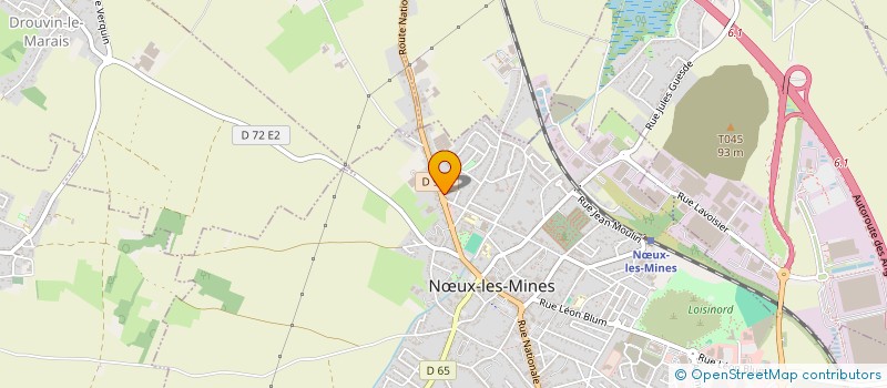 localisation de l'entreprise MONSIEUR DENIS DEBREU  NUX-LES-MINES