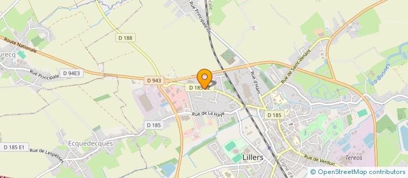 localisation de l'entreprise MONSIEUR DENIS DEBRUYNE  LILLERS