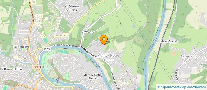 localisation de l'entreprise MONSIEUR DENIS DECARREAUX  MONTCY-NOTRE-DAME