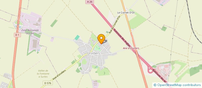 localisation de l'entreprise MONSIEUR DENIS DECARSIN  URVILLERS