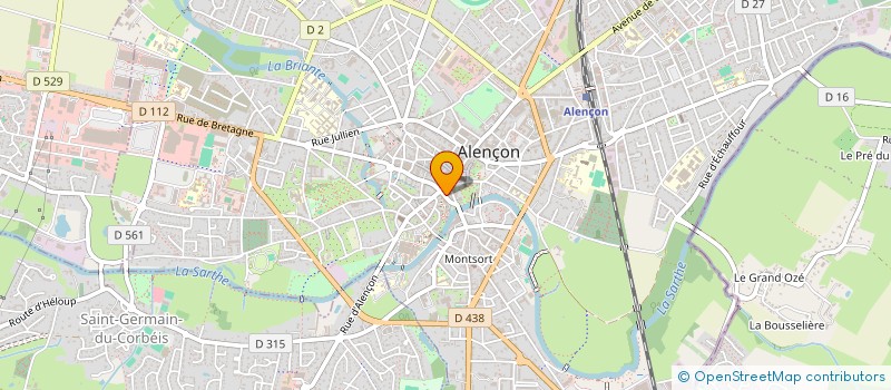 localisation de l'entreprise MONSIEUR DENIS DECAUX à ALENCON