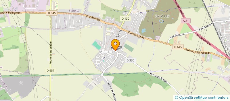 localisation de l'entreprise MONSIEUR DENIS DECHERF  ABSCON