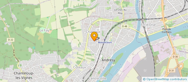 localisation de l'entreprise MONSIEUR DENIS DEHIER à ANDRESY