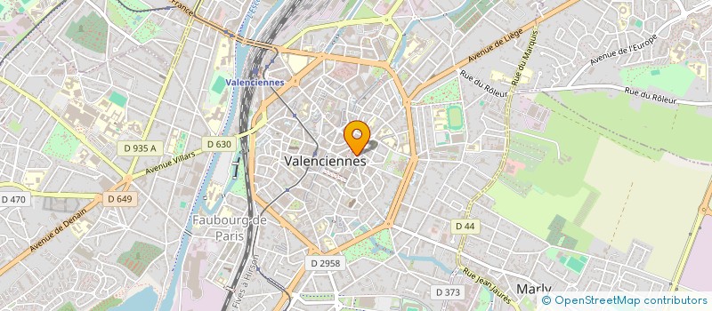 localisation de l'entreprise MONSIEUR DENIS DEJARDIN à VALENCIENNES
