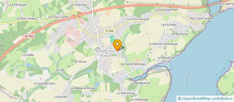 localisation de l'entreprise MONSIEUR DENIS DELAPORTE  PLOUER-SUR-RANCE