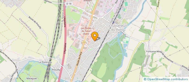 localisation de l'entreprise MONSIEUR DENIS DELAYRAT à CHASSENEUIL-DU-POITOU