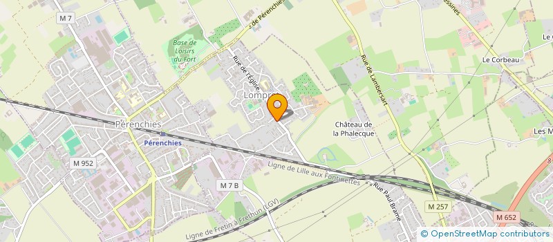 localisation de l'entreprise MONSIEUR DENIS DELBAR  LOMPRET