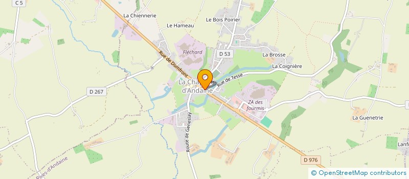 localisation de l'entreprise MONSIEUR DENIS DELENTE à RIVES D'ANDAINE