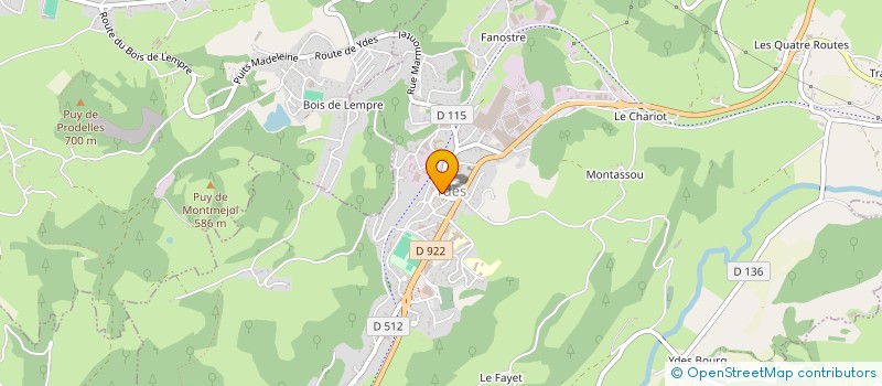 localisation de l'entreprise MONSIEUR DENIS DELFAU à YDES