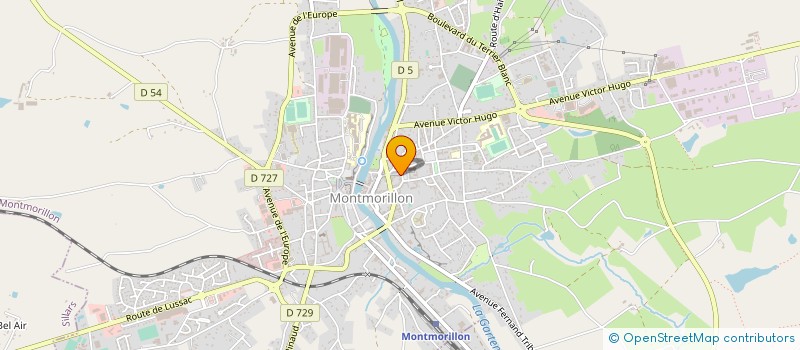 localisation de l'entreprise MONSIEUR DENIS DELFOUR à MONTMORILLON
