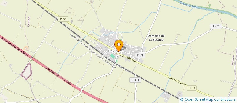 localisation de l'entreprise MONSIEUR DENIS DELMAS  PEXIORA