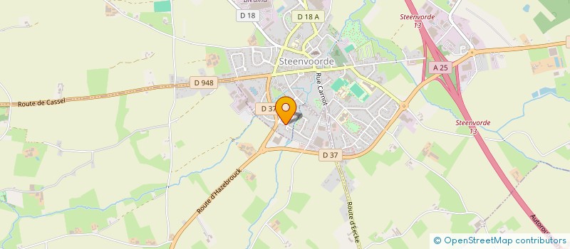 localisation de l'entreprise MONSIEUR DENIS DEMARETZ  STEENVOORDE